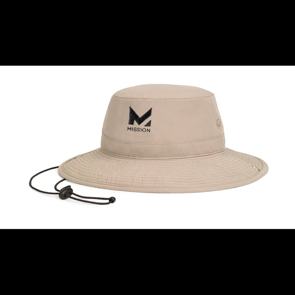 MISSION Cooling Bucket Hat UPF 50, 3 inch - Beige